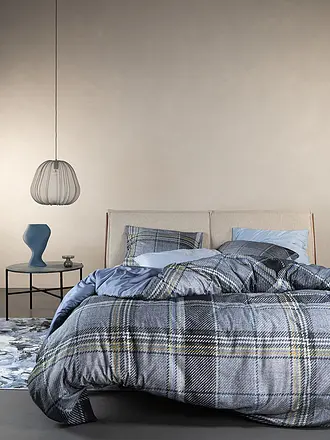 ESSENZA | Twill Bettwäsche 70x90cm / 140x220cm MEAU Global Grey | grau